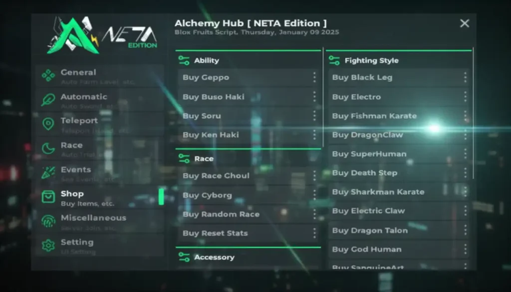 Academy hub Script